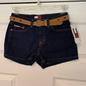 SOLD❗️TOMMY HILFIGER - girls hip denim short short